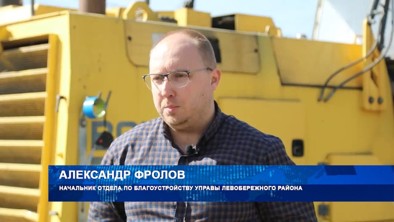 В районах Воронежа комбинаты благоустройства продолжают ремонт дорожного полотна
